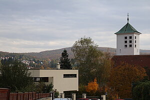 Blick von der Pfarrkirche über Gablitz